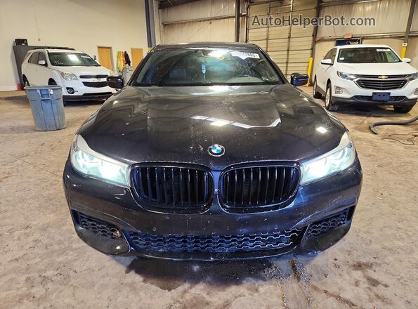 WBA7E4C54KGV28694 2019 BMW 7 SERIES Black Front view