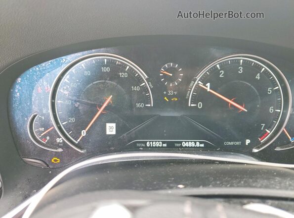 WBA7E4C57KGV28690 2019 BMW 7 SERIES Gray ხელსაწყოთა პანელის ხედი