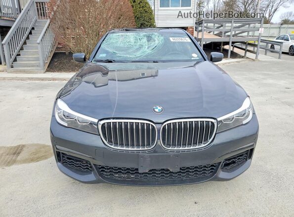 WBA7E4C57KGV28690 2019 BMW 7 SERIES Gray წინა ხედი