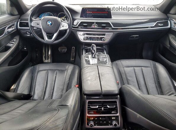 WBA7E4C57KGV28690 2019 BMW 7 SERIES Gray წინა პანელის ხედი
