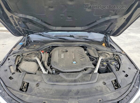 WBA7E4C57KGV28690 2019 BMW 7 SERIES Gray ძრავის განყოფილების ხედი