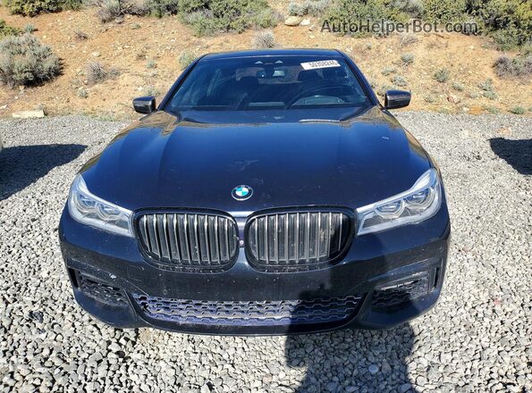 WBA7F0C33HGM22122 2017 BMW 7 SERIES Black Vista frontal