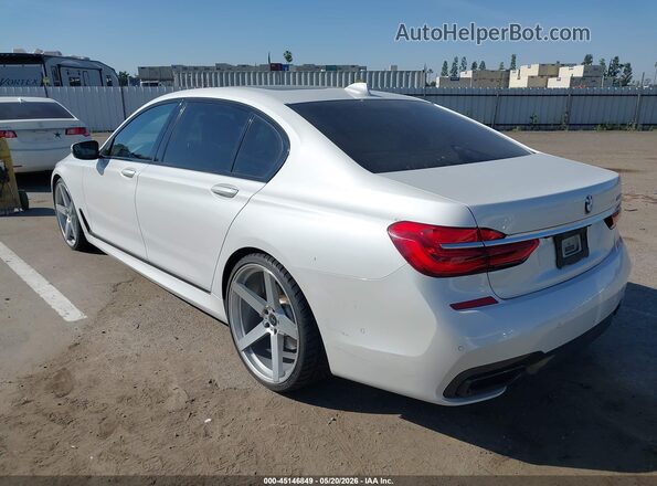 WBA7F0C50HGM20989 2017 BMW 7 SERIES White Հետևի ձախ
