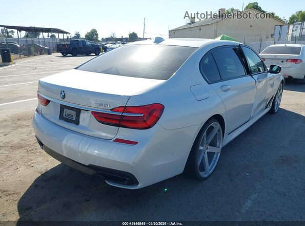 WBA7F0C50HGM20989 2017 BMW 7 SERIES White Հետևի աջ