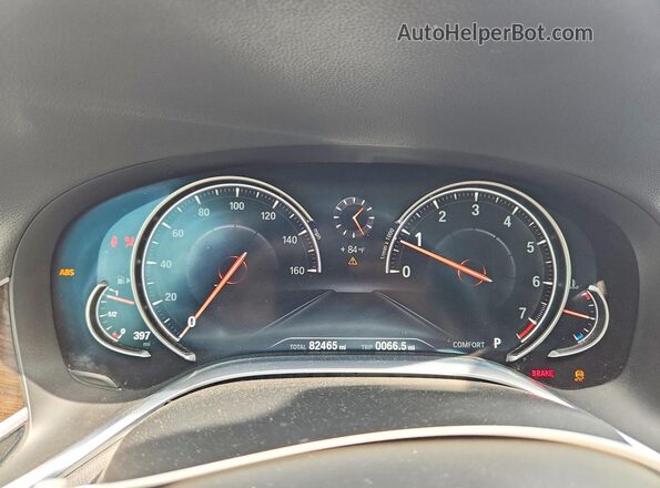 WBA7F0C51GGL99990 2016 BMW 7 SERIES Черный Вид щитка приборов