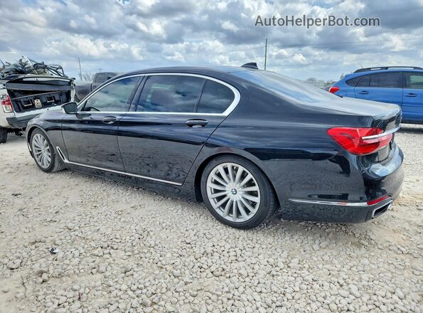 WBA7F0C51GGL99990 2016 BMW 7 SERIES Черный Задняя левая четверть
