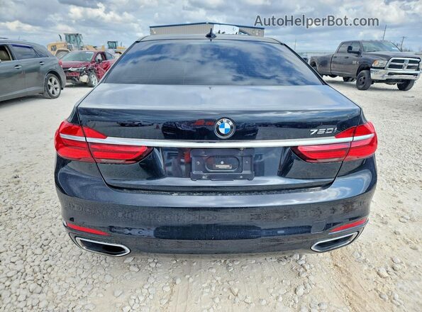 WBA7F0C51GGL99990 2016 BMW 7 SERIES Черный Вид сзади