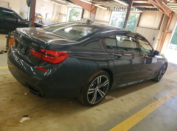 WBA7F0C52KGM25151 2019 BMW 7 SERIES Blue უკანა მარჯვენა