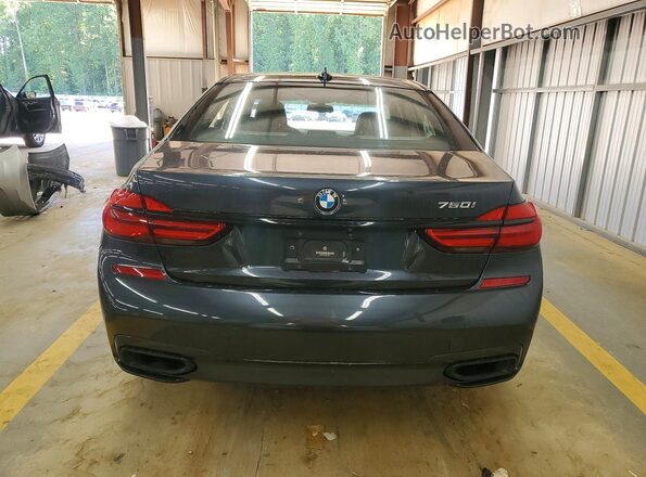 WBA7F0C52KGM25151 2019 BMW 7 SERIES Blue უკანა ხედი