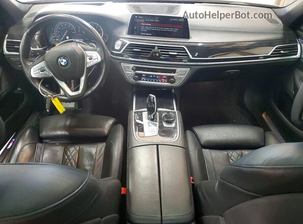 WBA7F0C52KGM25151 2019 BMW 7 SERIES Blue წინა პანელის ხედი