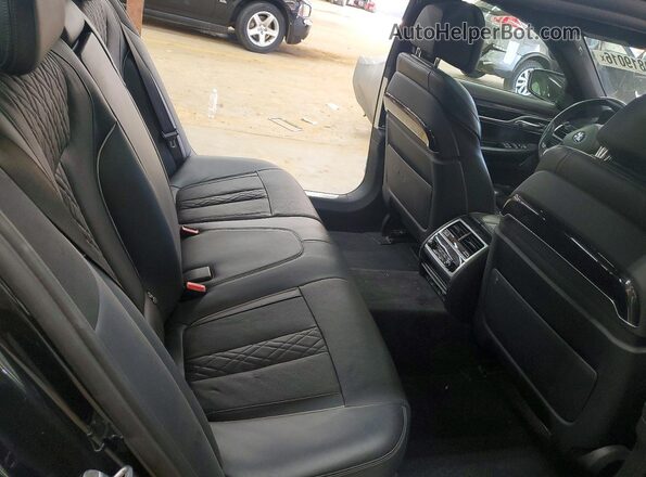 WBA7F0C52KGM25151 2019 BMW 7 SERIES Blue უკანა სავარძლების ხედი