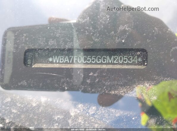 WBA7F0C55GGM20534 2016 BMW 7 SERIES Black 