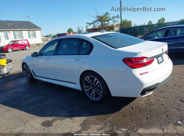 WBA7F0C59GGL99185 2016 BMW 7 SERIES White Задня ліва чверть
