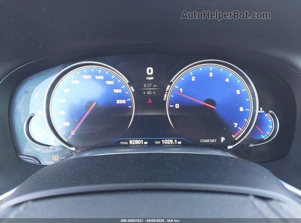 WBA7F0C59GGL99185 2016 BMW 7 SERIES White Вид задніх сидінь