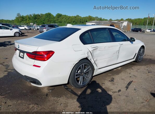 WBA7F0C59GGL99185 2016 BMW 7 SERIES White Задня права чверть