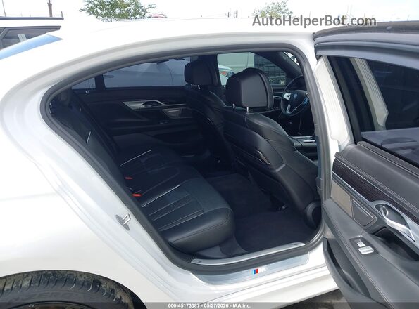WBA7F0C5XKGM26015 2019 BMW 7 SERIES White Vista de la etiqueta del VIN