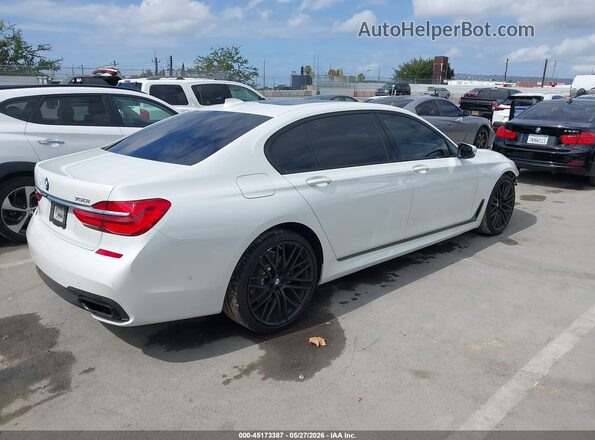 WBA7F0C5XKGM26015 2019 BMW 7 SERIES White Trasero derecho