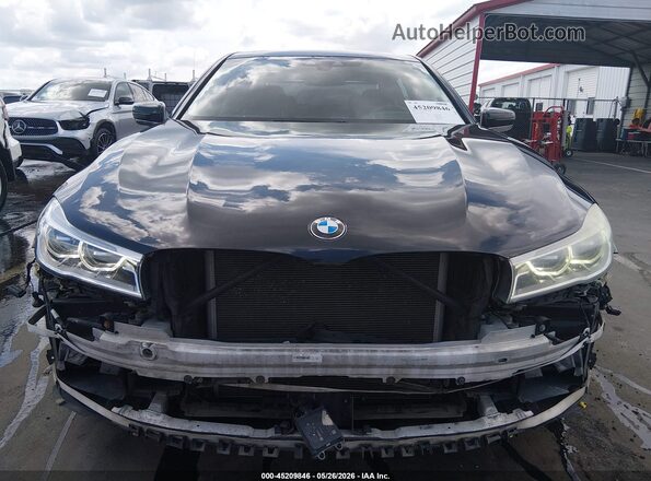 WBA7F2C50GG416788 2016 BMW 7 SERIES Black წინა ხედი
