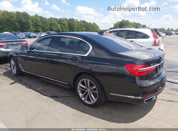 WBA7F2C50GG416788 2016 BMW 7 SERIES Black უკანა მარცხენა