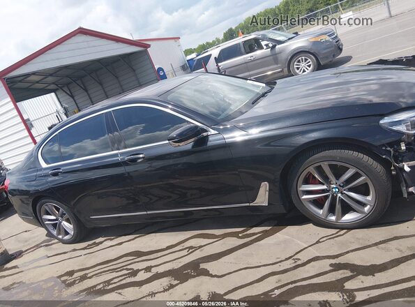 WBA7F2C50GG416788 2016 BMW 7 SERIES Black სალონის 360-გრადუსიანი ხედი
