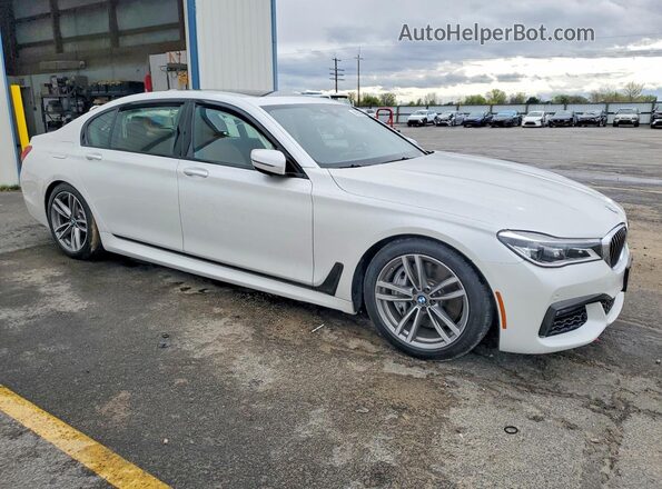 WBA7F2C50JB238093 2018 BMW 7 SERIES White Przód prawy