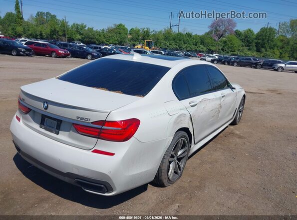 WBA7F2C50KB239892 2019 BMW 7 SERIES White Задня права чверть