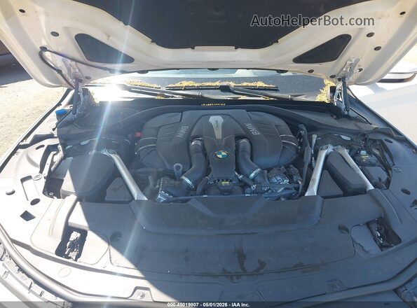 WBA7F2C50KB239892 2019 BMW 7 SERIES White Вид ззаду