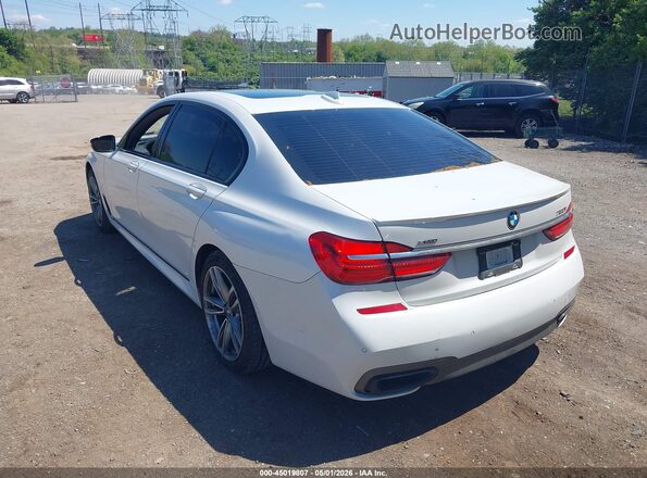 WBA7F2C50KB239892 2019 BMW 7 SERIES White Задня ліва чверть