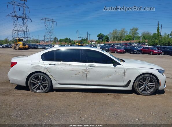 WBA7F2C50KB239892 2019 BMW 7 SERIES White Вид задньої частини салону