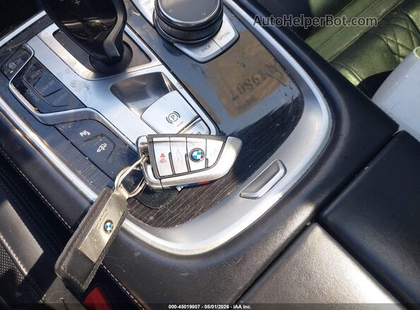 WBA7F2C50KB239892 2019 BMW 7 SERIES White Вид панелі приладів