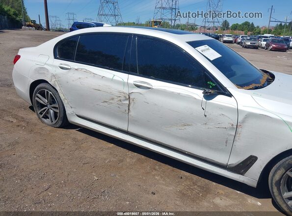 WBA7F2C50KB239892 2019 BMW 7 SERIES White Вид спереду