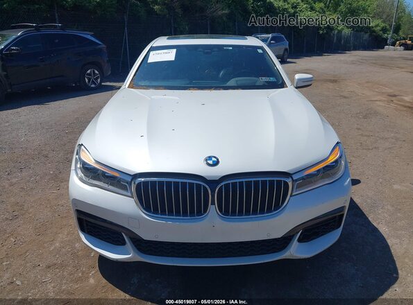 WBA7F2C50KB239892 2019 BMW 7 SERIES White Вид щитка приладів