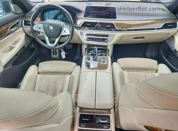 WBA7F2C52GG417229 2016 BMW 7 SERIES Charcoal Vista del salpicadero