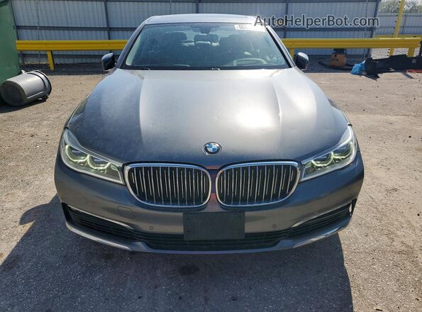 WBA7F2C52GG419580 2016 BMW 7 SERIES Gray Front view
