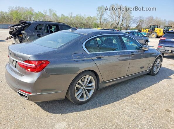 WBA7F2C52GG419580 2016 BMW 7 SERIES Gray Rear right