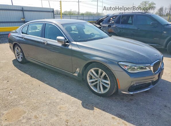 WBA7F2C52GG419580 2016 BMW 7 SERIES Gray Front right