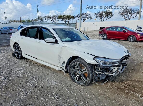 WBA7F2C53HG421985 2017 BMW 7 SERIES White Delantero derecho