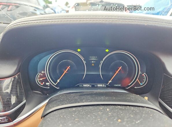 WBA7F2C53HG421985 2017 BMW 7 SERIES White Vista del cuadro de instrumentos