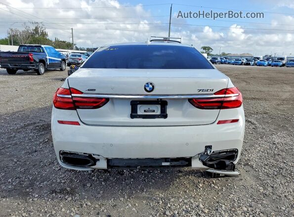 WBA7F2C53HG421985 2017 BMW 7 SERIES White Vista trasera