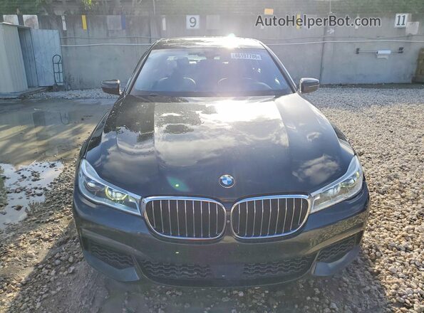 WBA7F2C57JG423745 2018 BMW 7 SERIES Black Front view