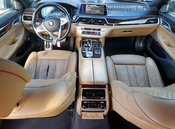 WBA7F2C57JG423745 2018 BMW 7 SERIES Black Dashboard view