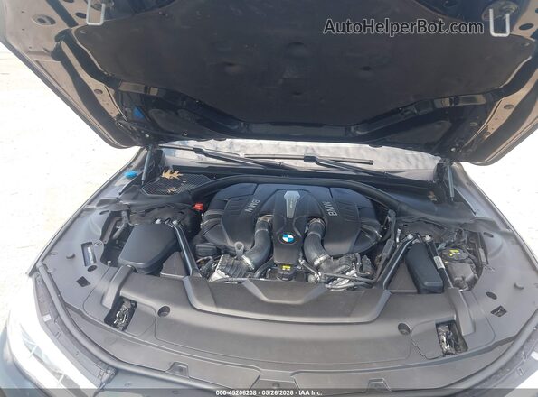 WBA7F2C58GG418515 2016 BMW 7 SERIES Black Հետևի տեսք