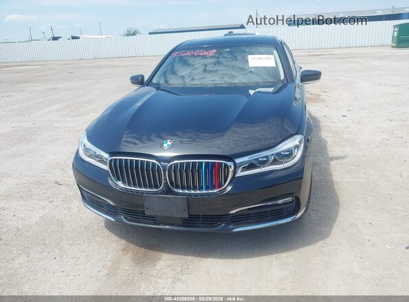 WBA7F2C58GG418515 2016 BMW 7 SERIES Black Սարքավորումների վահանակի տեսք