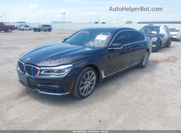 WBA7F2C58GG418515 2016 BMW 7 SERIES Black Դիմացի տեսք
