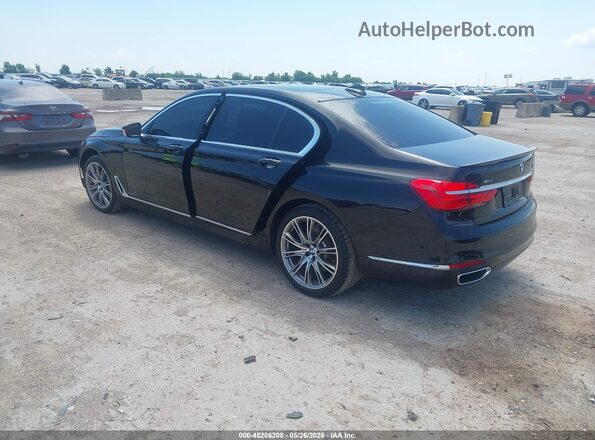 WBA7F2C58GG418515 2016 BMW 7 SERIES Black Հետևի ձախ