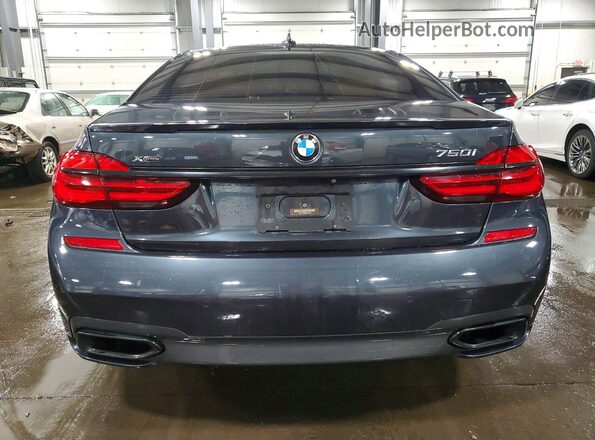 WBA7F2C58GG421026 2016 BMW 7 SERIES Charcoal Rear view