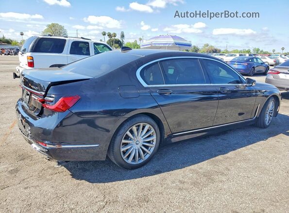 WBA7T2C01LGL17923 2020 BMW 7 SERIES Black Задня права чверть