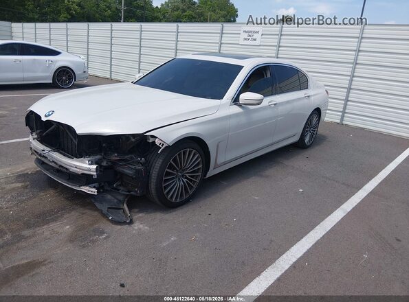 WBA7T2C01MCE58941 2021 BMW 7 SERIES White Առջևի ձախ երեք քառորդ տեսարան