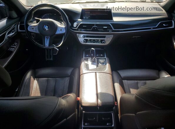 WBA7T2C05MCE98648 2021 BMW 7 SERIES Black Widok deski rozdzielczej