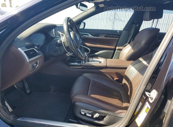 WBA7T2C05MCE98648 2021 BMW 7 SERIES Black Widok wnętrza z przodu
